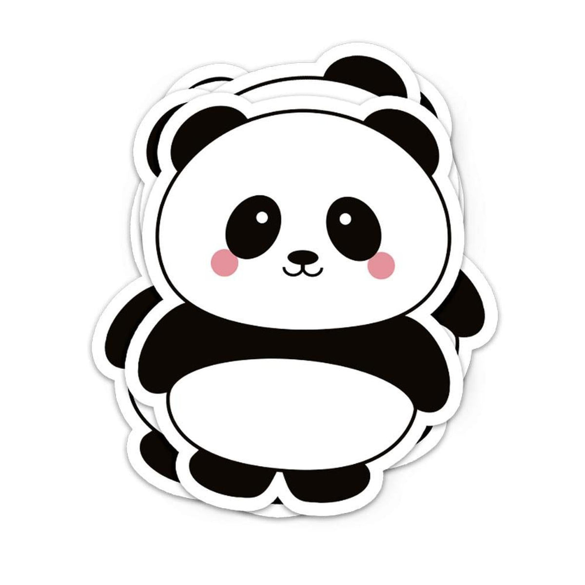 Sticker Panda van Studio Inktvis, een panda