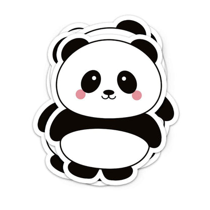 Sticker Panda van Studio Inktvis, een panda